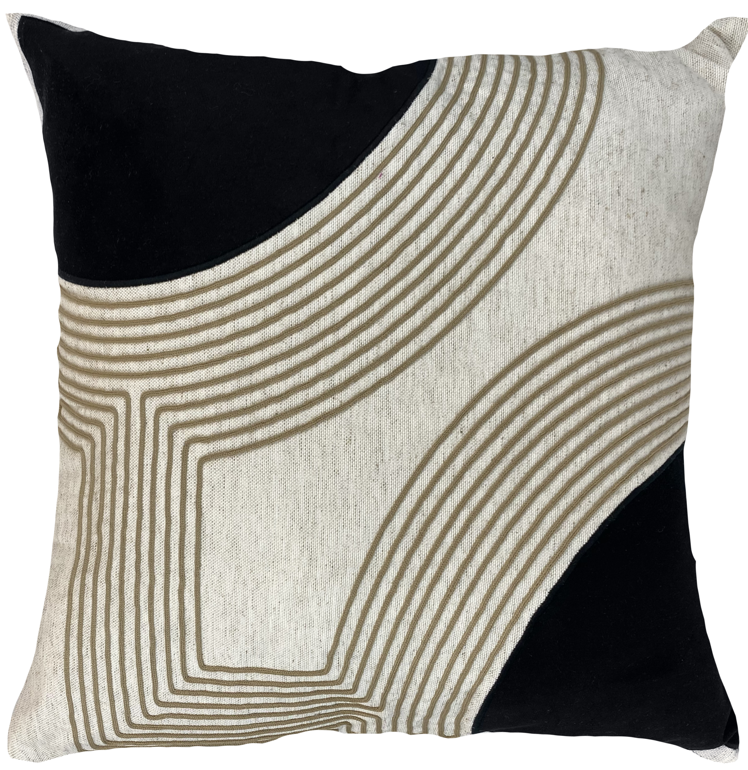 Cojín Linen Noir – Cuadrado
